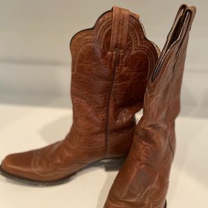 Leather “Gameday” western boots